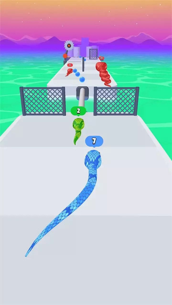 七彩蛇3D竞速2
